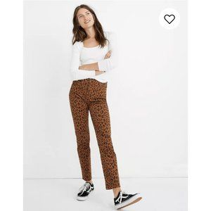 Women's Stovepipe Straight Jeans in Leopard